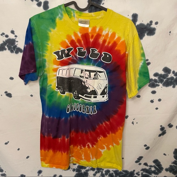 Weed California Tie Dye T-Shirt - Picture 1 of 4